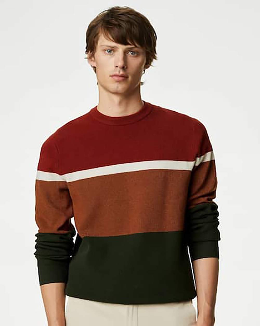 Marks & Spencer Striped Pullover Sweater